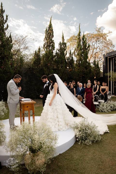 CERIMONIA DE CASAMENTO INTIMISTA TOTH EVENTOS'