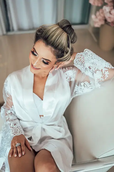 MAKING OF NOIVA ANA FERNANDA MAKE UP IBIRITE'