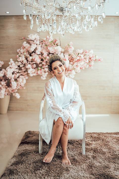 MAKING OF NOIVA ANA FERNANDA MAKE UP IBIRITE'