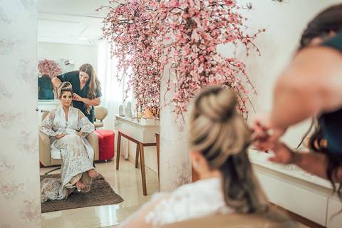 FOTOS MAKING OF NOIVA ANA FERNANDA IBIRITE'