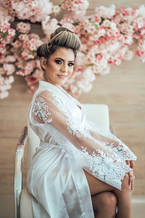 MAKING OF NOIVA ANA FERNANDA MAKE UP IBIRITE'