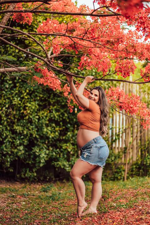 FOTOS ENSAIO GESTANTE EM CASA'