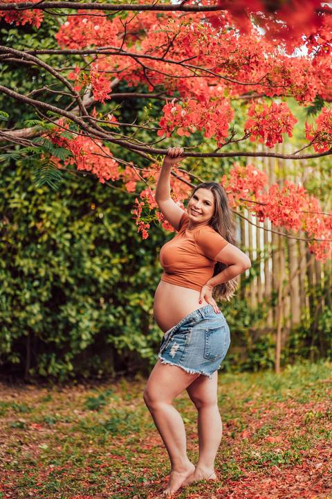 FOTOS ENSAIO GESTANTE EM CASA'