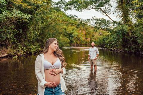 FOTOS ENSAIO GESTANTE NA AGUA - SERRA DO CIPO '