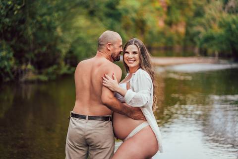 FOTOS ENSAIO GESTANTE NA AGUA - SERRA DO CIPO '