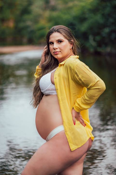 FOTOS ENSAIO GESTANTE NA AGUA - SERRA DO CIPO '