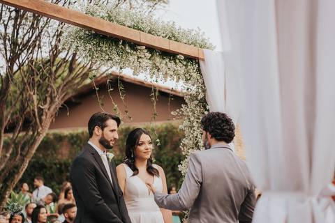 FOTOS CERIMONIA CASAMENTO DE DIA LANAI EVENTOS BH'