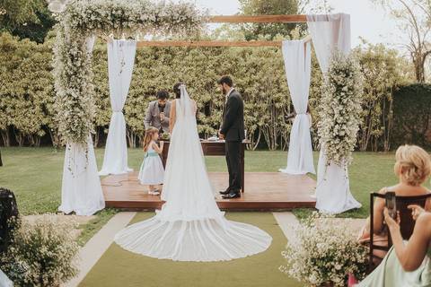 FOTOS CERIMONIA CASAMENTO DE DIA LANAI EVENTOS BH'