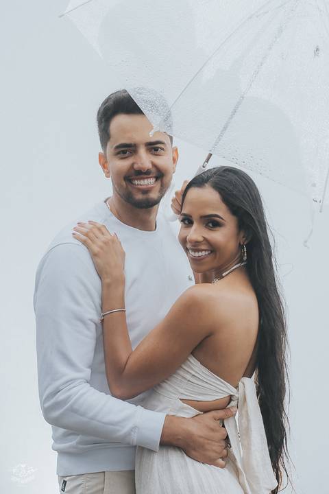 PRE WEDDING FOTOS NA CHUVA'