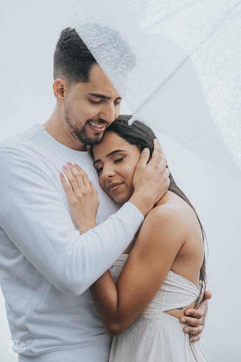 PRE WEDDING FOTOS NA CHUVA'