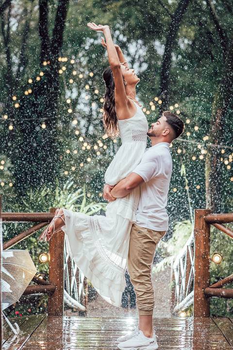 FOTOS ENSAIO PRE WEDDING NA CHUVA '