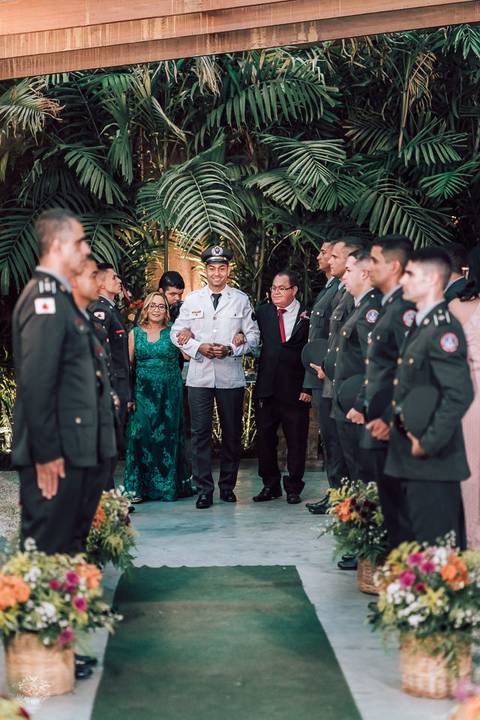 CASAMENTO MILITAR PATIO LA TERTÚLIA BH'