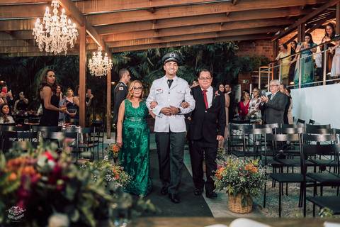 CASAMENTO MILITAR PATIO LA TERTÚLIA BH'