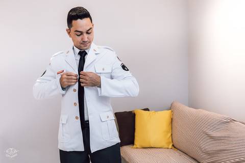 MAKING OF NOIVO MILITAR EM CASA'