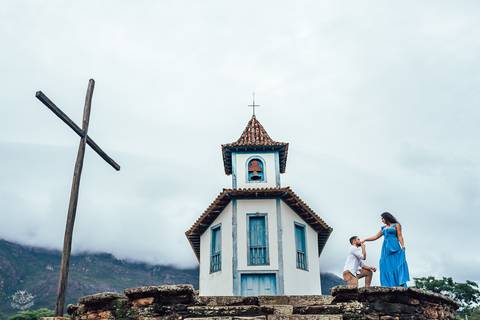 FOTOS ENSAIO PRE WEDDING IGREJA CATAS ALTAS MG'