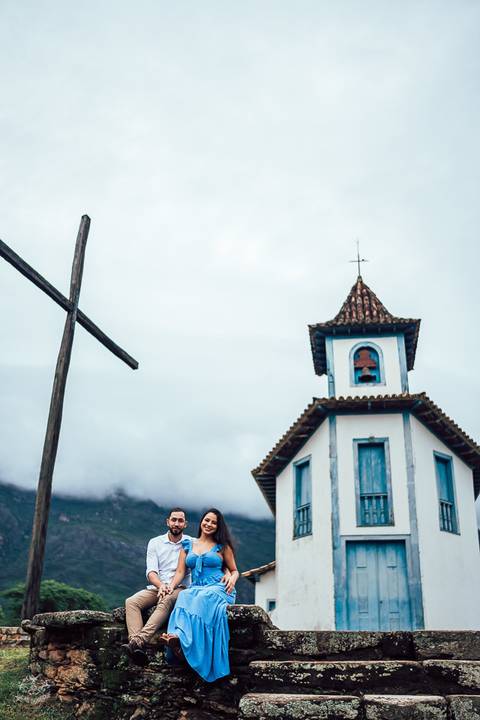 FOTOS ENSAIO PRE WEDDING IGREJA CATAS ALTAS MG'