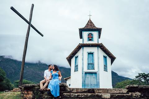 FOTOS ENSAIO PRE WEDDING IGREJA CATAS ALTAS MG'