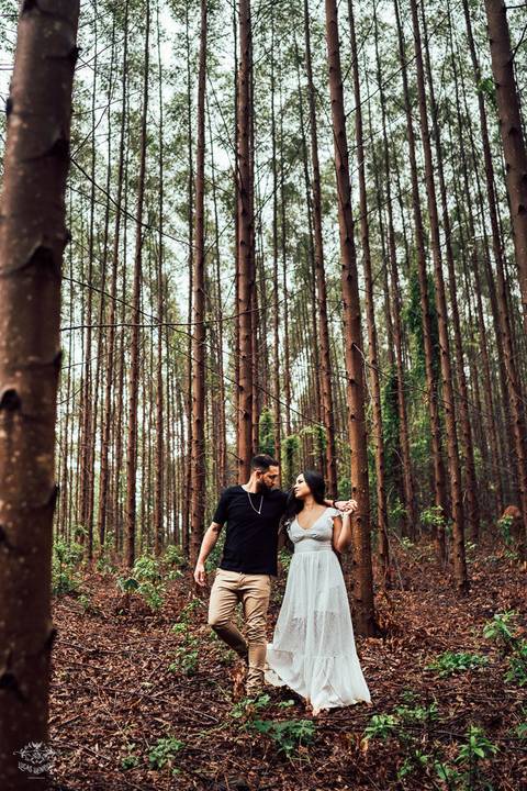 ENSAIO PRE WEDDING EUCALIPTO NA CHUVA'