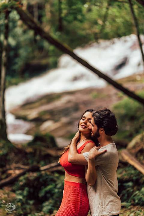 FOTOS PRE WEDDING CACHOEIRA POUSADA NATUREZA ECOLODGE ES'