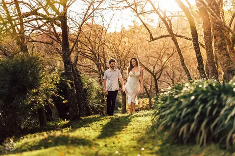 FOTOS PRE WEDDING JARDIM POUSADA NATUREZA ECOLODGE'