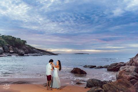 FOTOS ENSAIO PRE WEDDING NASCER DO SOL PRAIA DOS PADRES '