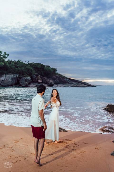 FOTOS ENSAIO PRE WEDDING NASCER DO SOL PRAIA DOS PADRES '