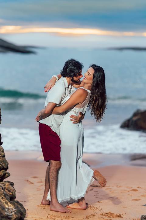 FOTOS ENSAIO PRE WEDDING NASCER DO SOL PRAIA DOS PADRES '