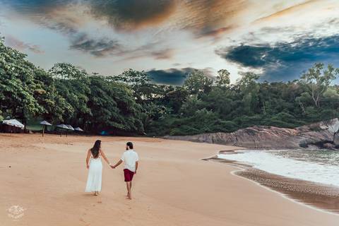 FOTOS ENSAIO PRE CASAMENTO NASCER DO SOL PRAIA DOS PADRES '