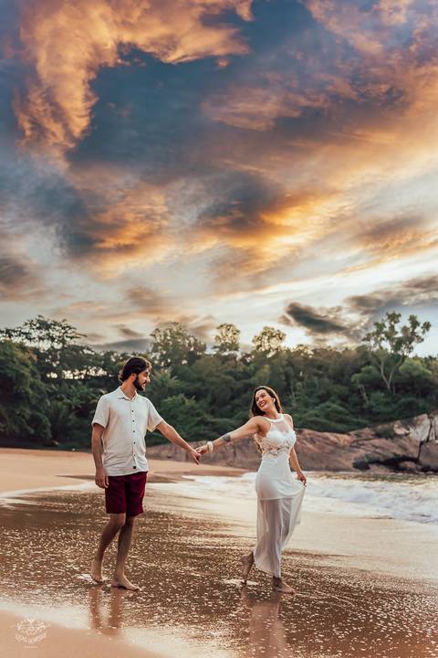FOTOS ENSAIO PRE CASAMENTO NASCER DO SOL PRAIA DOS PADRES '