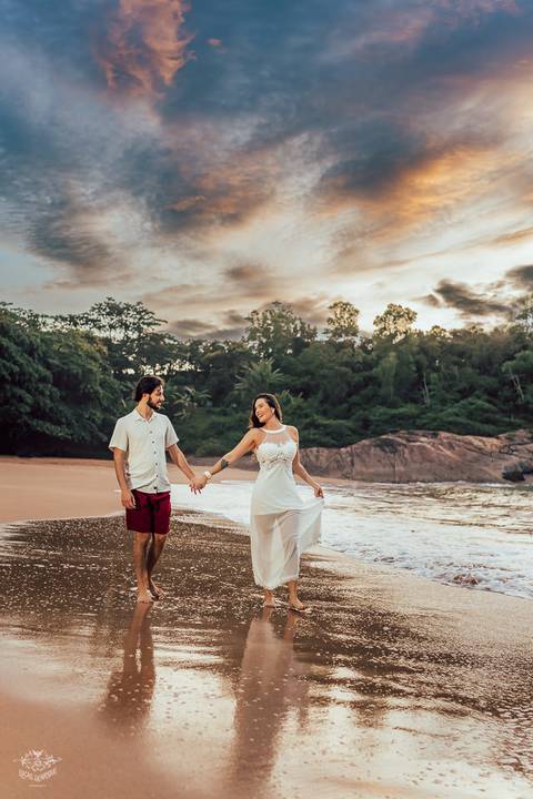 FOTOS ENSAIO PRE CASAMENTO NASCER DO SOL PRAIA DOS PADRES '