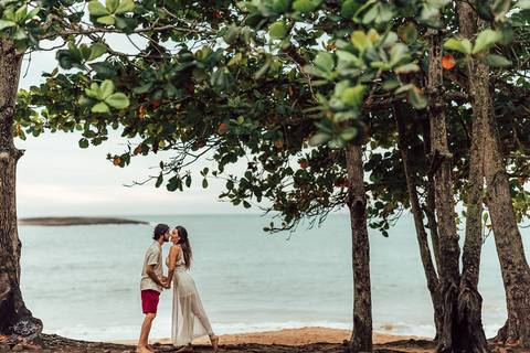 FOTOS ENSAIO PRE CASAMENTO NASCER DO SOL PRAIA DOS PADRES '