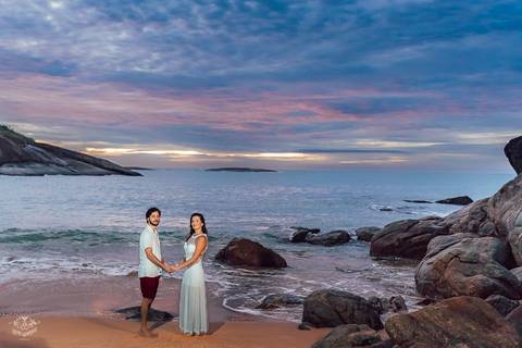 FOTOS ENSAIO PRE WEDDING NASCER DO SOL PRAIA DOS PADRES '