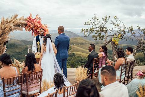 FOTOS CERIMONIA CASAMENTO DIA MAR DE MORROS'