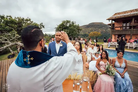 FOTOS CERIMONIA CASAMENTO DIA MAR DE MORROS'