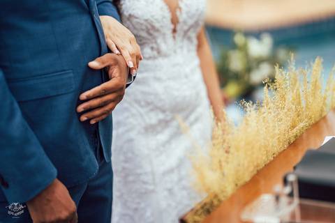 FOTOS CERIMONIA CASAMENTO DIA MAR DE MORROS'