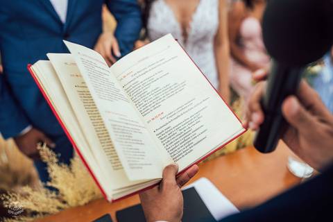 FOTOS CERIMONIA CASAMENTO DIA MAR DE MORROS'