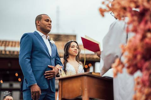 FOTOS CERIMONIA CASAMENTO DIA MAR DE MORROS'