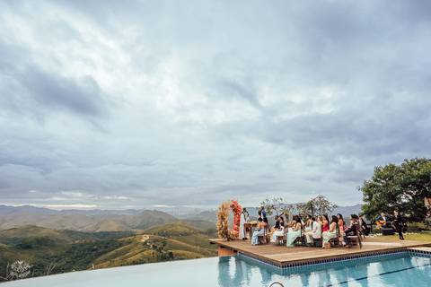 FOTOS CERIMONIA CASAMENTO DIA MAR DE MORROS'