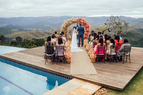 FOTOS CERIMONIA CASAMENTO DIA MAR DE MORROS'