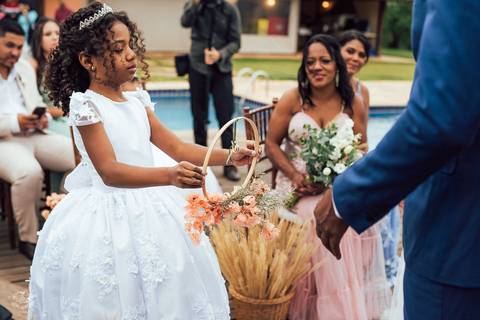 FOTOS CERIMONIA CASAMENTO MAR DE MORROS NOVA LIMA'