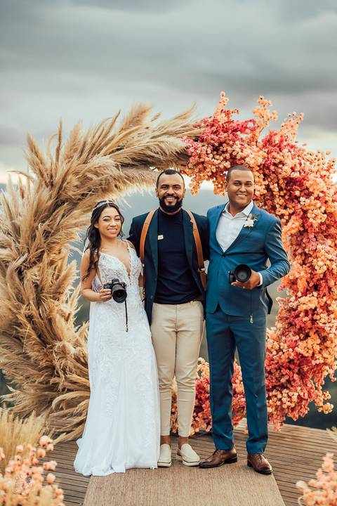 FOTOS CASAMENTO CERIMONIA POR DO SOL SERRA MAR DE MORROS NOVA LIMA'