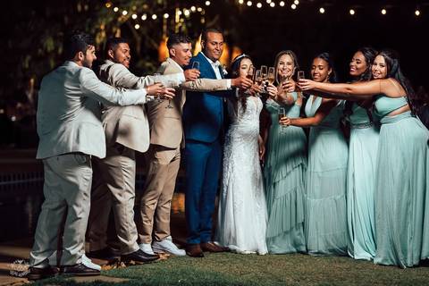 RECEPÇÃO FESTA CASAMENTO MAR DE MORROS'