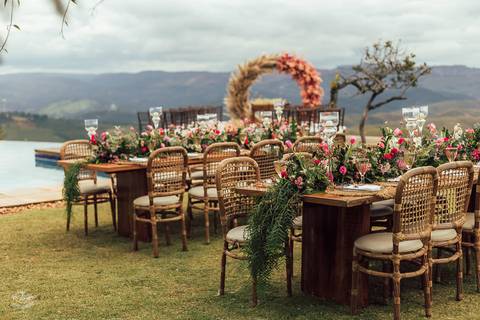DECORAÇÃO CASAMENTO ARCO MAR DE MORROS NOVA LIMA'