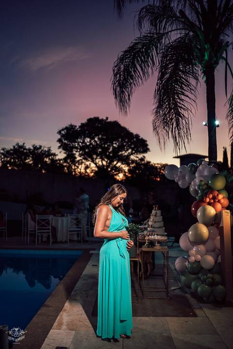 FOTOS CHA REVELAÇÃO POR DO SOL'