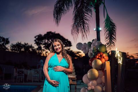 FOTOS CHA REVELAÇÃO POR DO SOL'