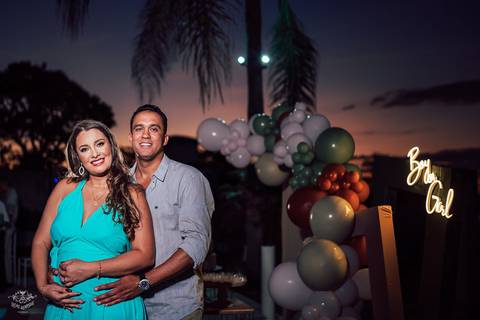 FOTOS CHA REVELAÇÃO POR DO SOL'