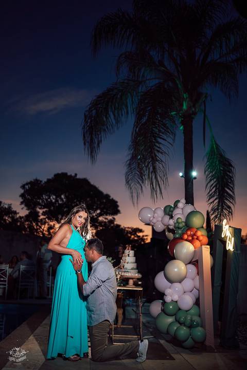 FOTOS CHA REVELAÇÃO POR DO SOL'