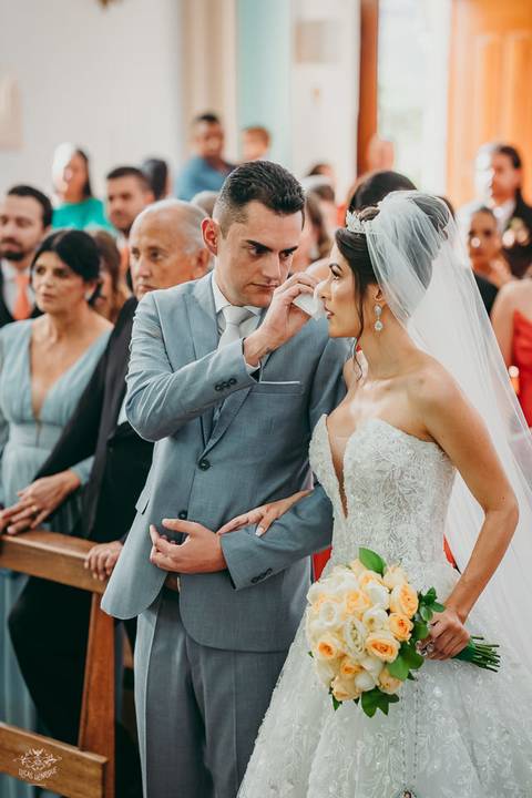 ENTRADA NOIVA CASAMENTO IGREJA MATRIZ LEANDRO FERRIERA - NOVA SERRANA'