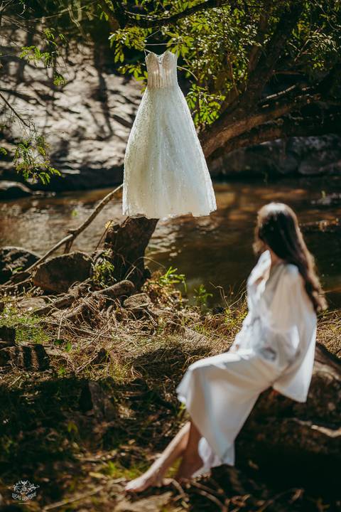 FOTOS MAKING OF NOIVA COM VESTIDO'