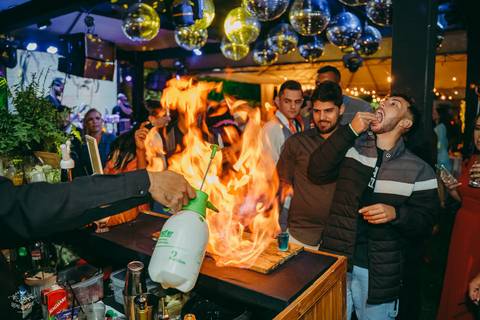 FOTOS DRINK FOGO CASAMENTO'